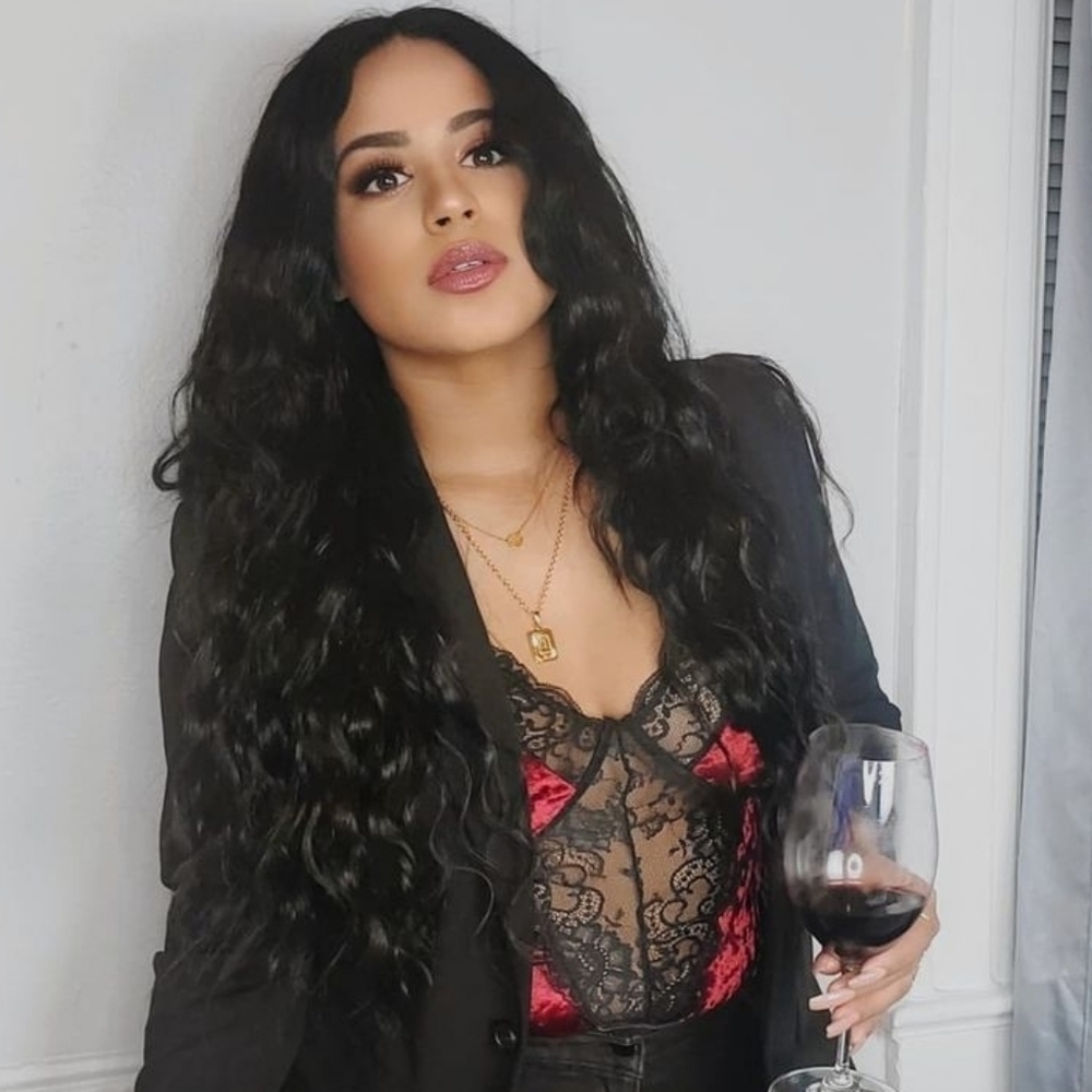 Red Velvet Lace Bodysuit